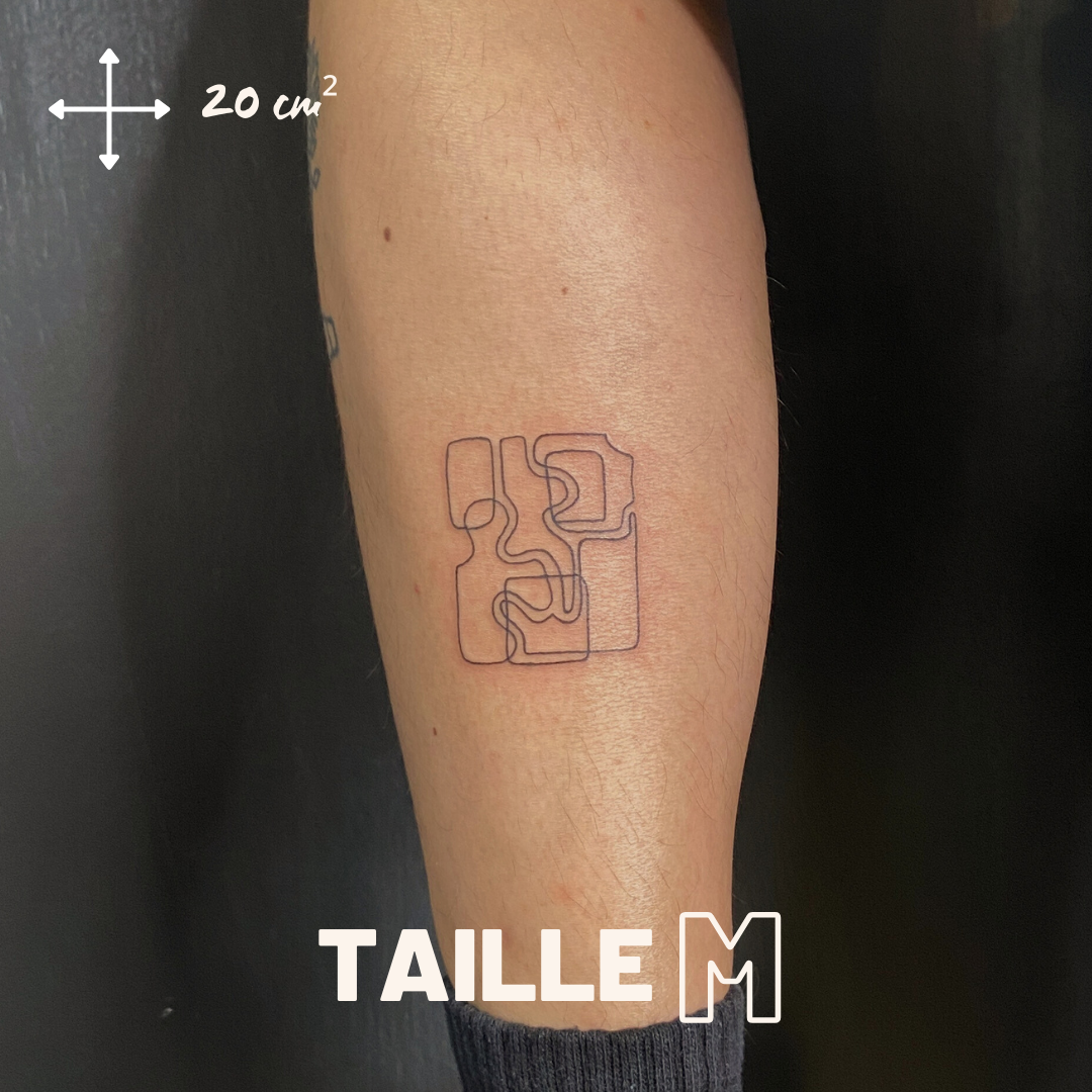 Tatouage Taille M - par Chris Magink (Marseille)