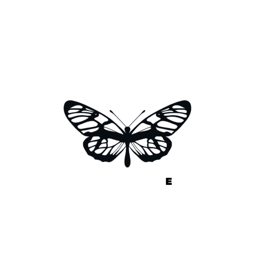 Planche flashs Papillons - par Mathilde