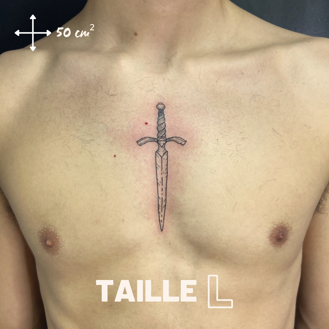 Tatouage Taille L - par Chris Magink (Marseille)