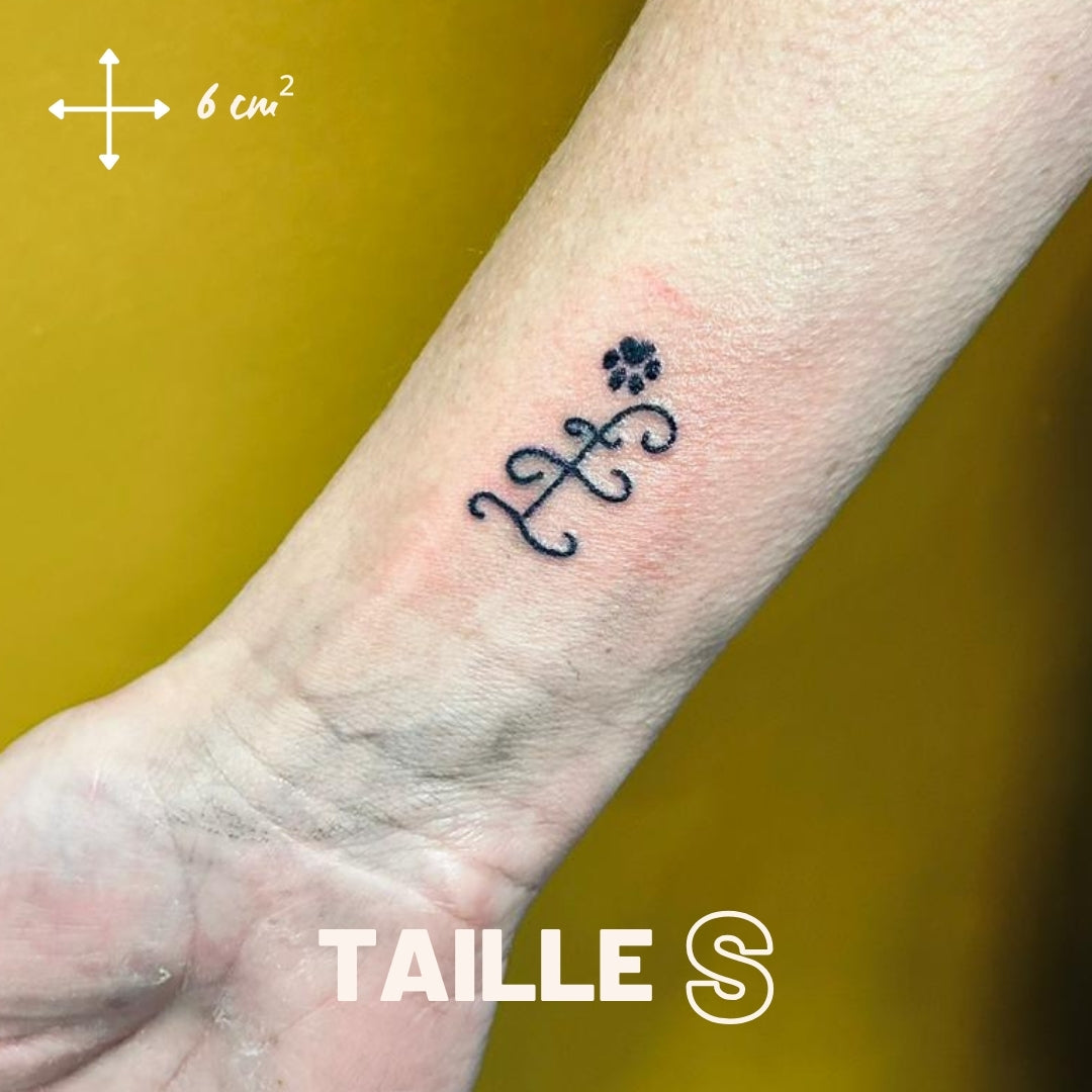 Tatouage Taille S - par Sarah (Le Scriptorium tattoo)