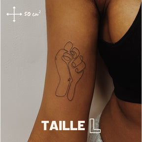 Tatouage Taille L - Adèle